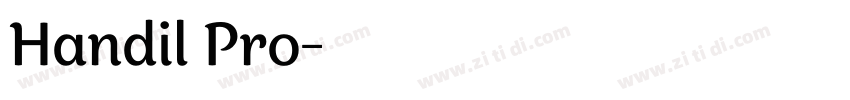 Handil Pro字体转换